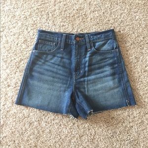Madewell denim perfect jean shorts NWT